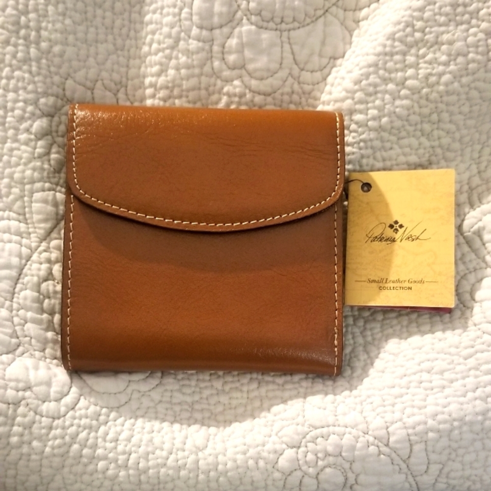 Brand New Patricia Nash Genuine Leather Reiti Wallet RFID Protection